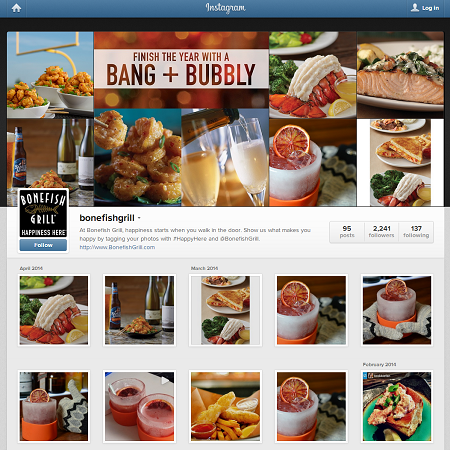 Bonefish Grill Instagram